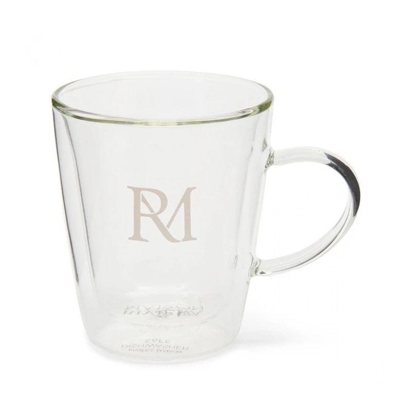 Dubbelwandig glas RM Monogram M, 210ML