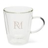 Dubbelwandig glas RM Monogram M, 210ML