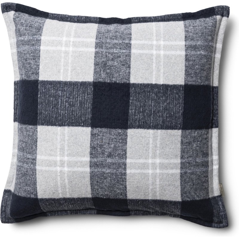 RM Flanel Checks, Kussenhoes 50x50 - blauw