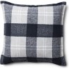 RM Flanel Checks, Kussenhoes 50x50 - blauw