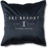 RM Ski Resort, Kussenhoes 50x50 - Blauw