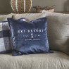RM Ski Resort, Kussenhoes 50x50 - Blauw