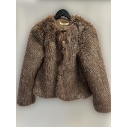 Fluffy Coat Brown