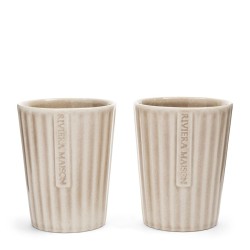 Classic Ribbed Mug Set of 2