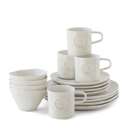 Portofino Dinnerware Set of16 white