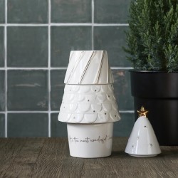 Santa's Christmas Tree Storage Jar
