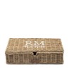 Rustic Rattan Tea Time Tea Box