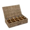 Rustic Rattan Tea Time Tea Box