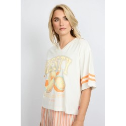 Yanelis T-shirt off white - FLURESK