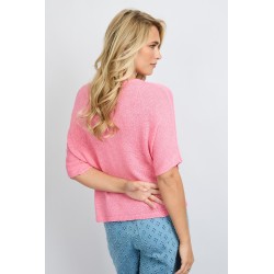 Niala knitting top blush - FLURESK