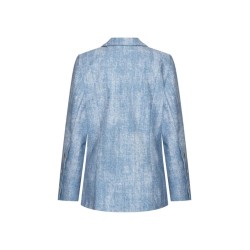 Blazer Tezza Lano twill Blauw - HELENA HART
