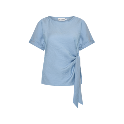Top Nila Sparkle twill Blauw - Helena Hart
