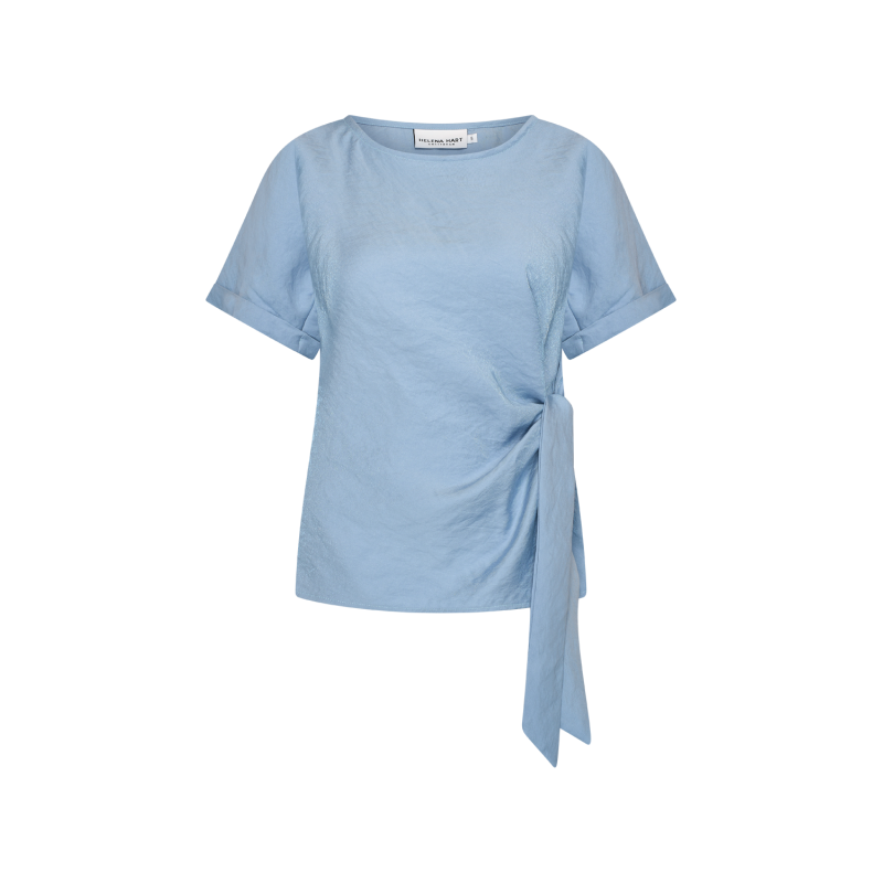 Top Nila Sparkle twill Blauw - Helena Hart