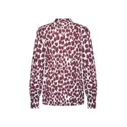 Top Justin Print Burgundy - HELENA HART