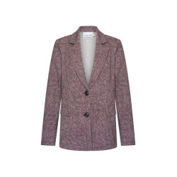 Blazer Nick Lano Lurex - Donegal tweet burgundy - HELENA HART