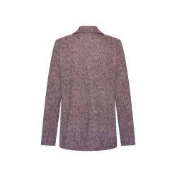 Blazer Nick Lano Lurex - Donegal tweet burgundy - HELENA HART