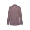 Blazer Nick Lano Lurex - Donegal tweet burgundy - HELENA HART