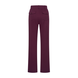 Broek Soul Lano Uni - Burgundy - HELENA HART