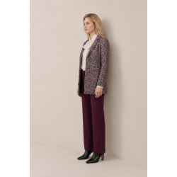 Broek Soul Lano Uni - Burgundy - HELENA HART