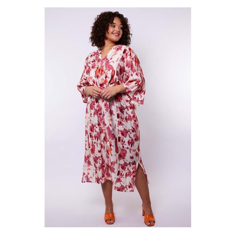 soraya dress sand/grape - EXXCELLENT
