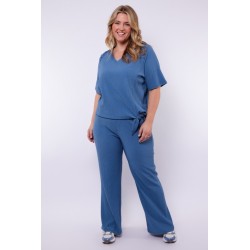 Ailani pants Dusty Blue - EXXCELLENT