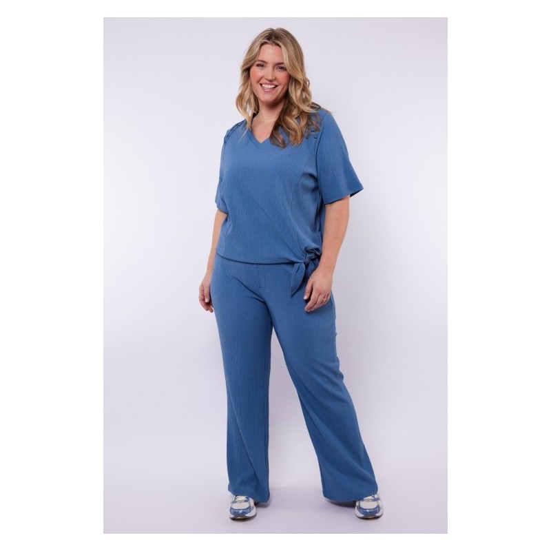 Ailani pants Dusty Blue - EXXCELLENT
