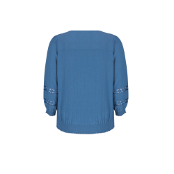 Capry top dusty blue - EXXCELLENT