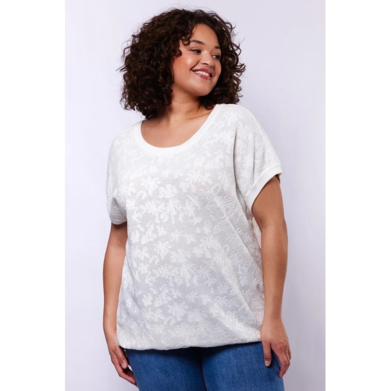 Lilou top off white - EXXCELLENT