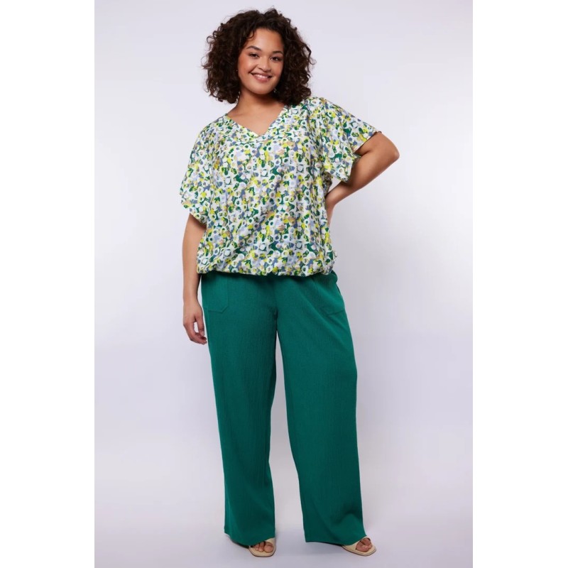Ailani broek vintage green - EXXCELLENT
