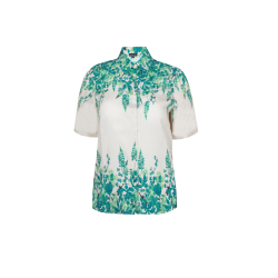 Ivanna blouse Sand/ vintage green - EXXCELLENT