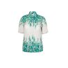 Ivanna blouse Sand/ vintage green - EXXCELLENT