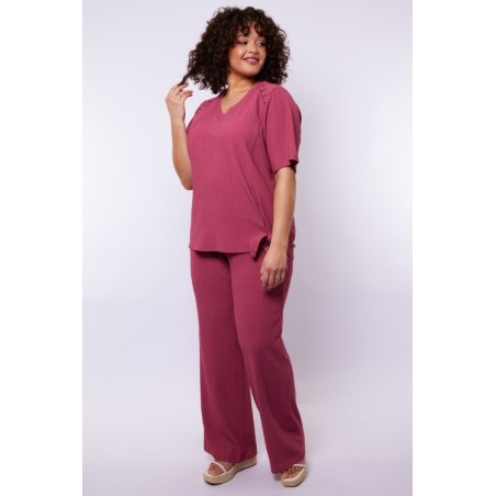 Ailani pants grape - EXXCELLENT