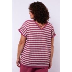 Leighton knit pullover Sand/Grape - EXXCELLENT
