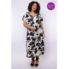Aryelle dress – Offwhite/Black - EXXCELLENT