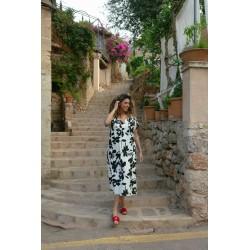 Aryelle dress – Offwhite/Black - EXXCELLENT