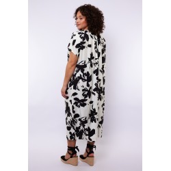 Aryelle dress – Offwhite/Black - EXXCELLENT