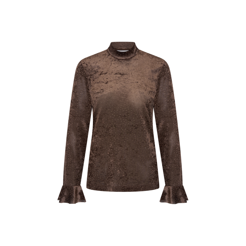 Pull Paillet choco - HELENA HART