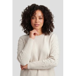 Kendra knit pullover - Sand - EXXCELLENT