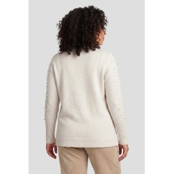 Kendra knit pullover - Sand - EXXCELLENT