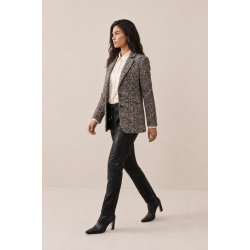 Blazer Tuxy Enno - Choco Melé - HELENA HART