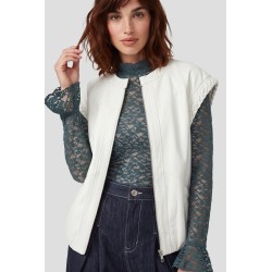 Fauve gilet - Wood Ash -  FLURESK