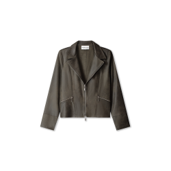 Zipper Biker Green - Helena Hart