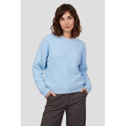 Islene knit sweater - Cloud blue - Fluresk