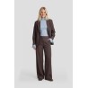 Noxie blazer - Dark Chocolate - Fluresk