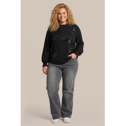 Solena sweater - Zwart - Exxcellent
