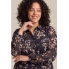 Jorila blouse - Black/Sand - Exxcellent