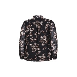 Jorila blouse - Black/Sand - Exxcellent