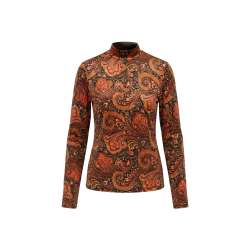 Col print paisley - Cognac