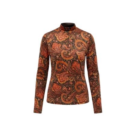 Col print paisley - Cognac