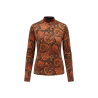 Col print paisley - Cognac